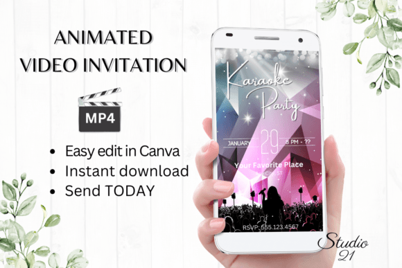 Animated Karaoke Party Invitation: A Dynamic Digital Solution