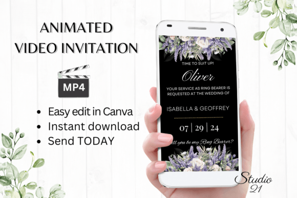 Digital Ring Bearer Proposal W3419RB: Crafting Meaningful Moments