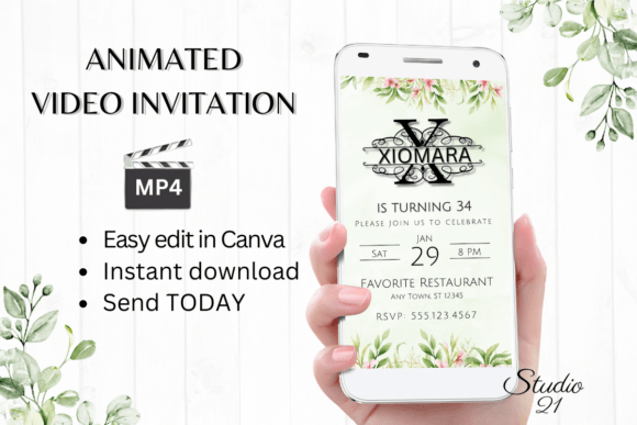 Electronic Invite (Monogram Letter X): A Modern Digital Solution