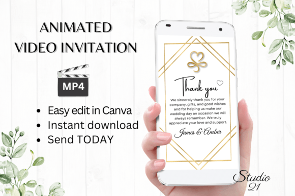 Minimalist Wedding Thank You W9914TU: A Modern Typeface for Elegant Design