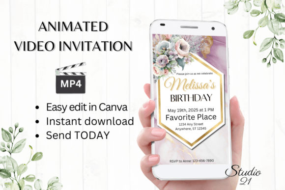 SMS Digital Birthday Invitation: Modern Flair for Instant Celebrations
